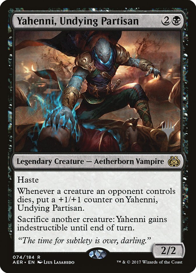 Yahenni, Undying Partisan (Promo Pack) [Aether Revolt Promos] | Lots Moore NSW