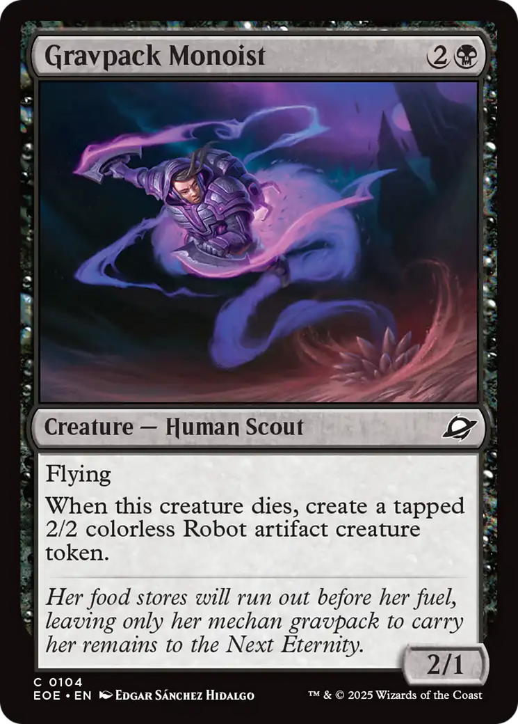 Gravpack Monoist [Edge of Eternities] | Lots Moore NSW