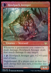 Ill-Tempered Loner // Howlpack Avenger [Innistrad: Crimson Vow Prerelease Promos] | Lots Moore NSW