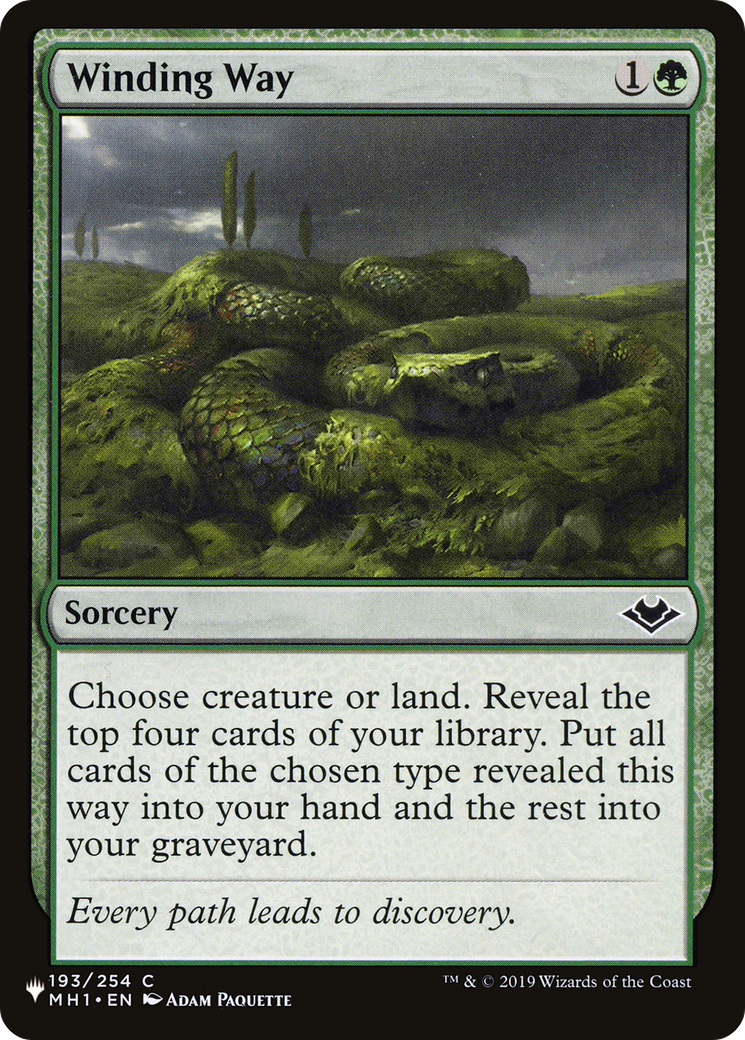 Winding Way [The List Reprints] | Lots Moore NSW