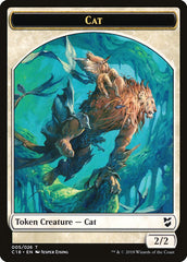 Angel // Cat Double-Sided Token [Commander 2018 Tokens] | Lots Moore NSW