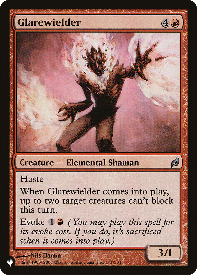 Glarewielder [The List] | Lots Moore NSW