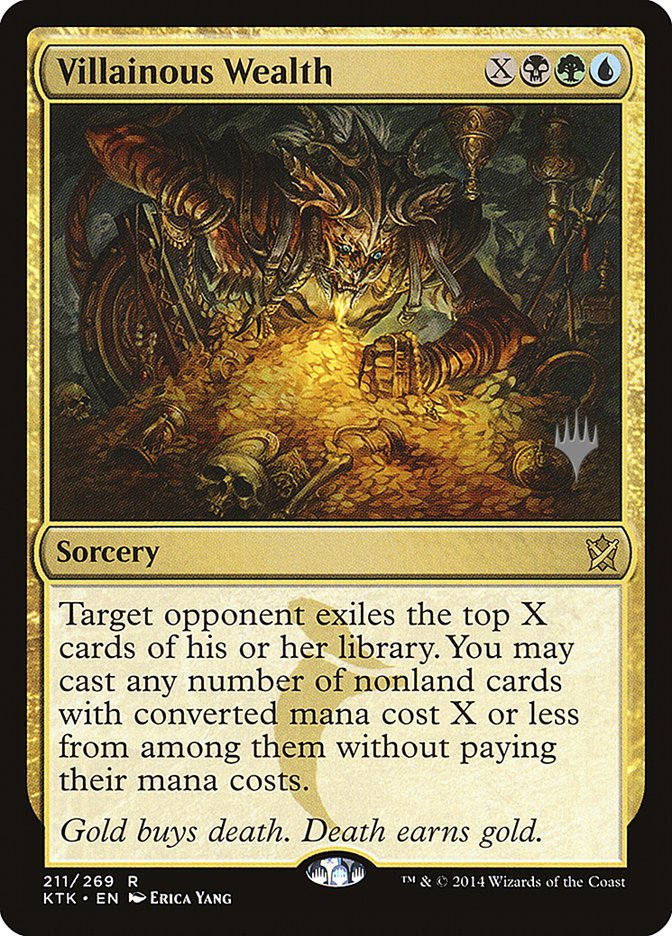 Villainous Wealth (Promo Pack) [Khans of Tarkir Promos] | Lots Moore NSW