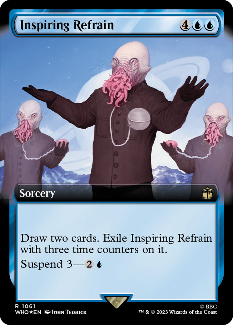 Inspiring Refrain (Extended Art) (Surge Foil) [Doctor Who] | Lots Moore NSW