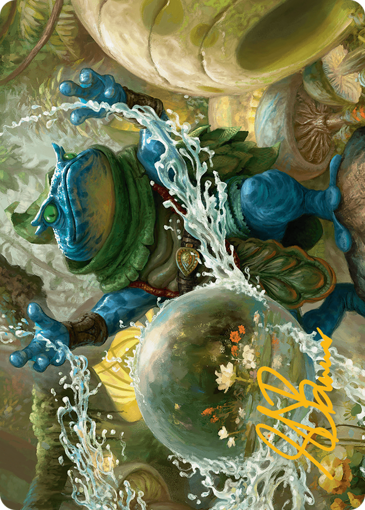 Pond Prophet Art Card (Gold-Stamped Signature) [Bloomburrow Art Series] | Lots Moore NSW