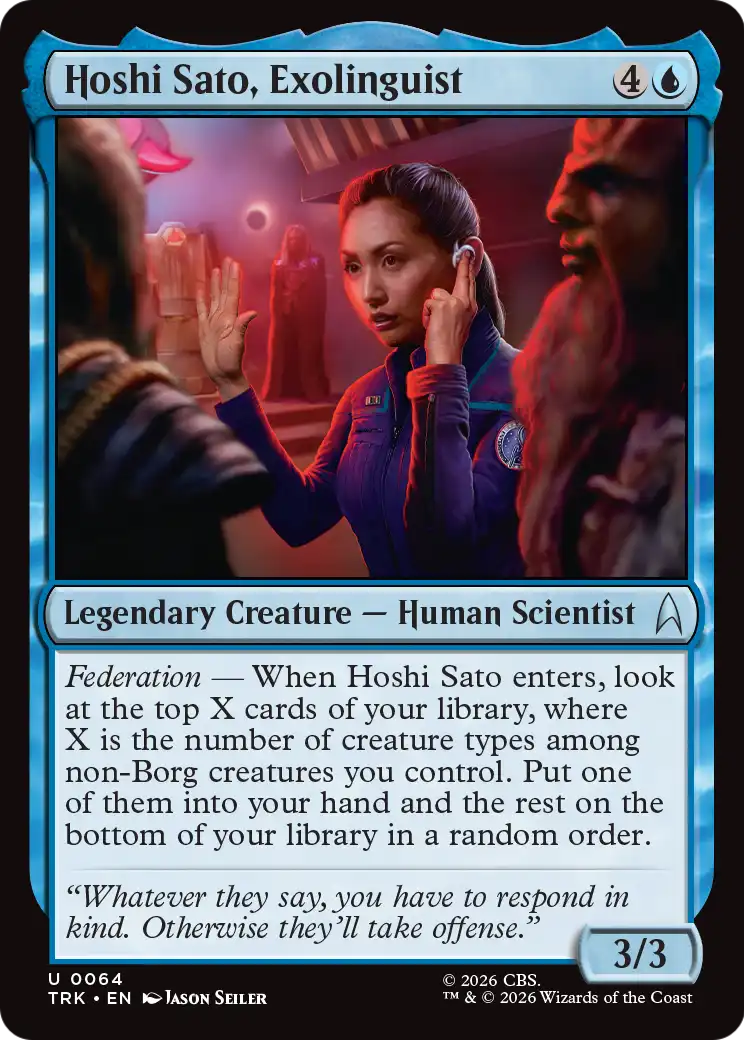 Hoshi Sato, Exolinguist [Star Trek] | Lots Moore NSW