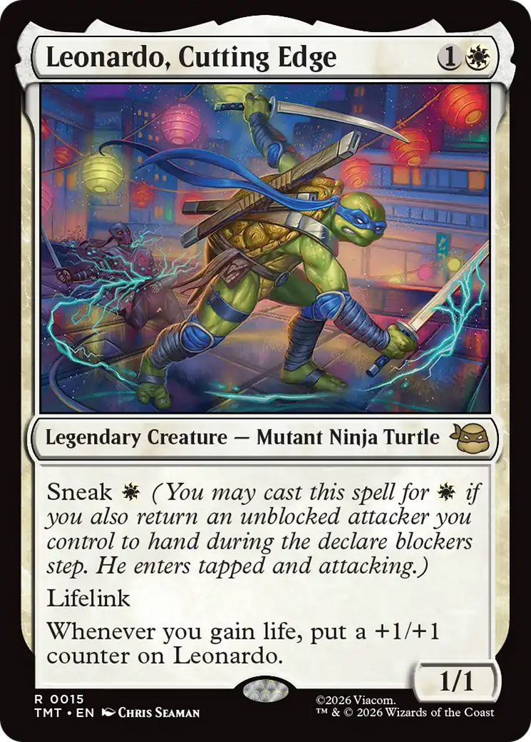 Leonardo, Cutting Edge [Teenage Mutant Ninja Turtles] Magic: The Gathering | Lots Moore NSW