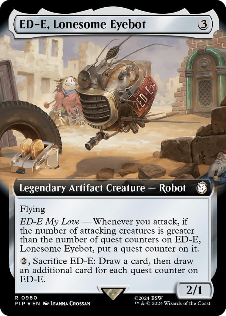 ED-E, Lonesome Eyebot (Extended Art) (Surge Foil) [Fallout] | Lots Moore NSW