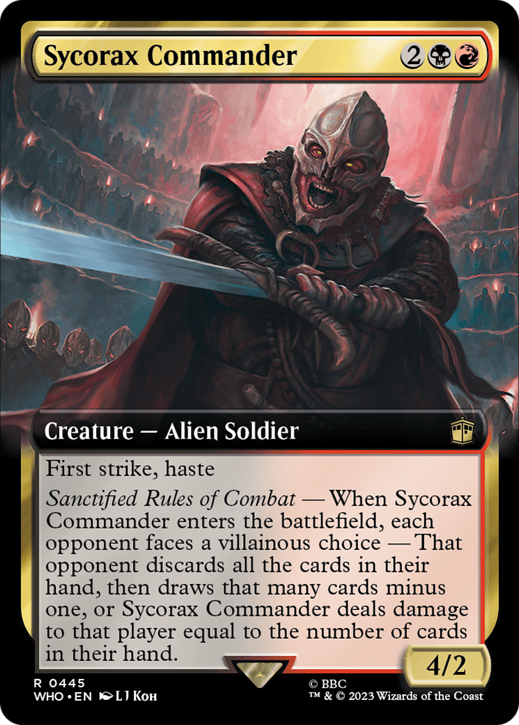 Sycorax Commander (Extended Art) [Doctor Who] | Lots Moore NSW