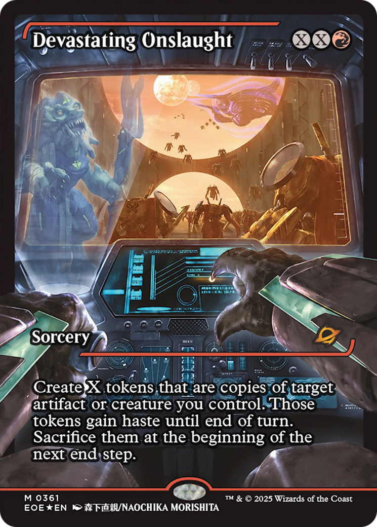 Devastating Onslaught (0361) (Showcase) [Edge of Eternities] | Lots Moore NSW