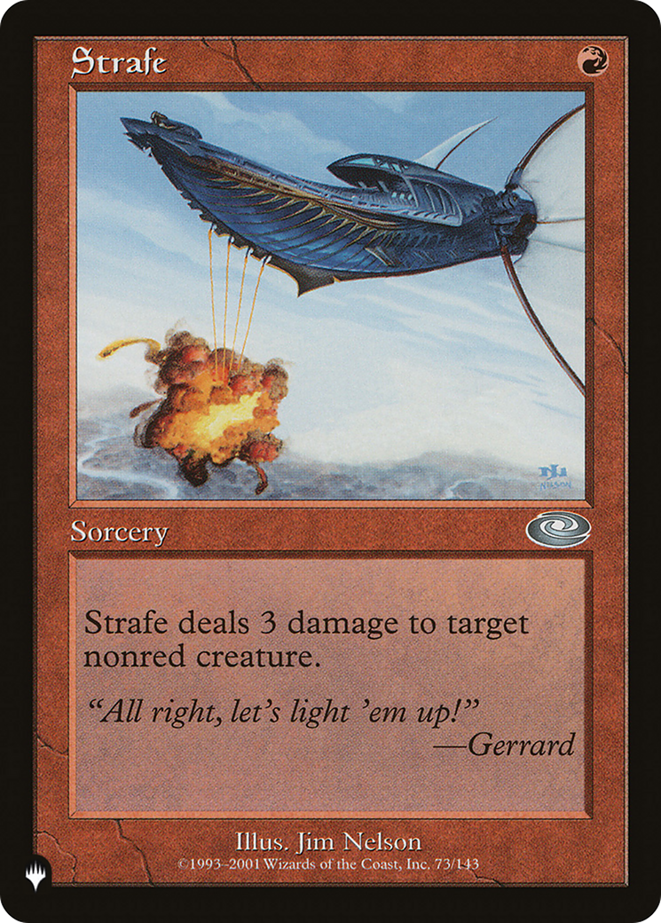 Strafe [The List] | Lots Moore NSW