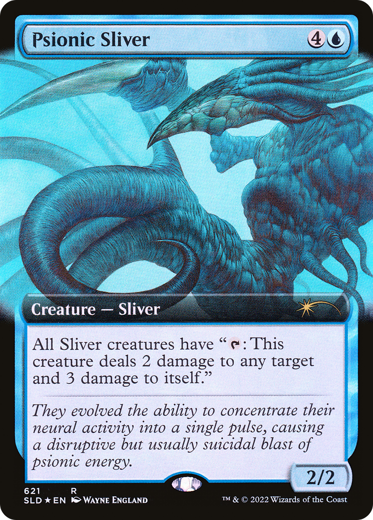 Psionic Sliver (Extended Art) [Secret Lair Drop Promos] | Lots Moore NSW