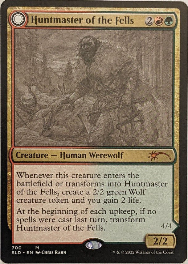 Huntmaster of the Fells // Ravager of the Fells (Sketch) [Secret Lair Drop Promos] | Lots Moore NSW