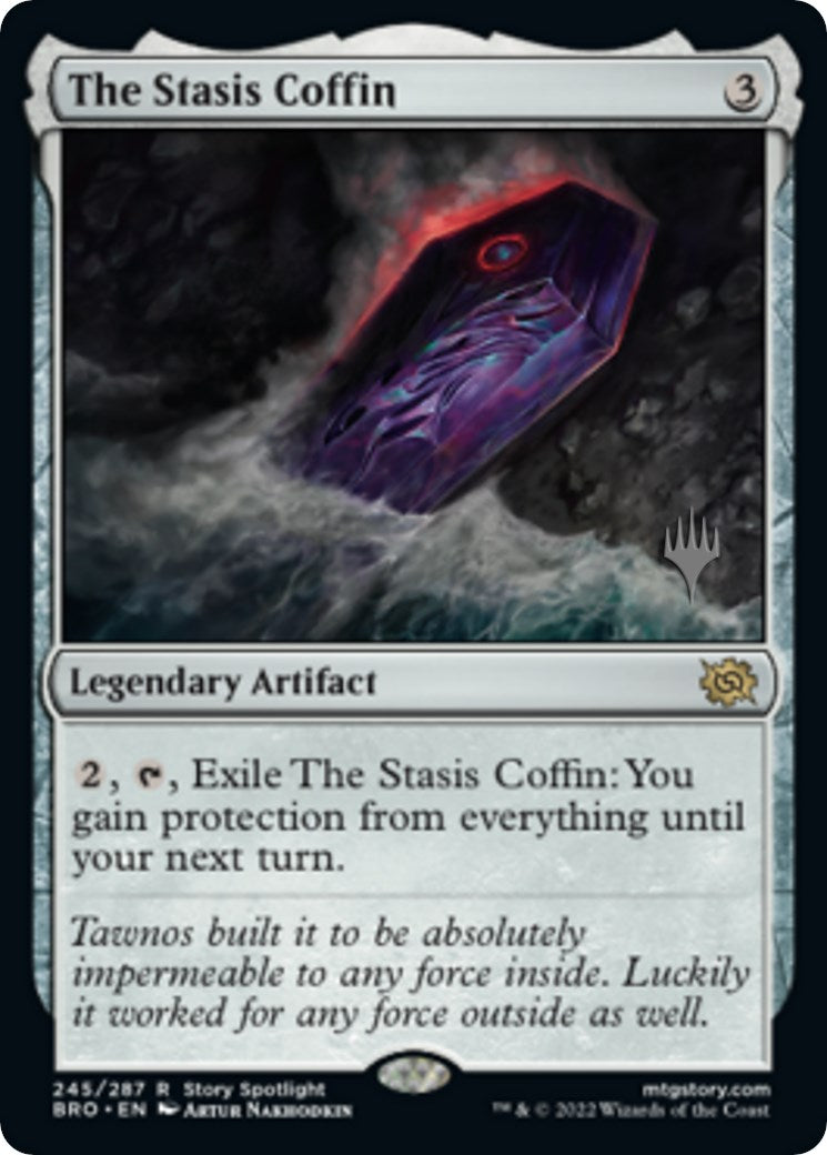 The Stasis Coffin (Promo Pack) [The Brothers' War Promos] | Lots Moore NSW