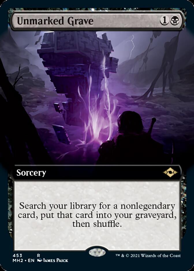 Unmarked Grave (Extended Art) [Modern Horizons 2] | Lots Moore NSW