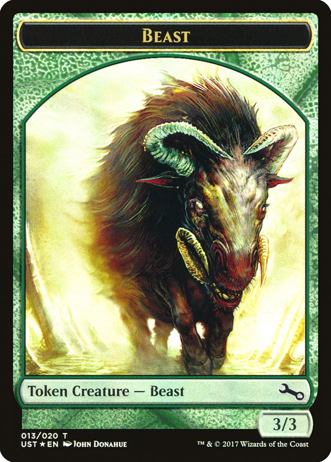 Beast // Beast Double-Sided Token [Unstable Tokens] | Lots Moore NSW