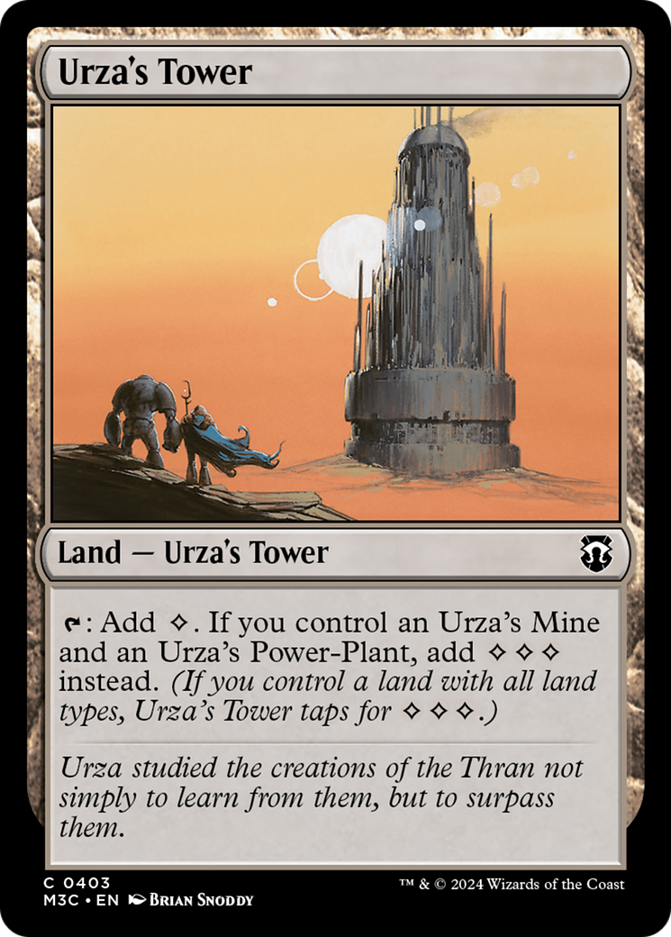 Urza's Tower (Ripple Foil) [Modern Horizons 3 Commander] | Lots Moore NSW