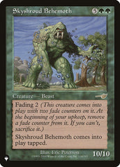 Skyshroud Behemoth [The List] | Lots Moore NSW