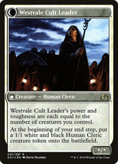 Hanweir Militia Captain // Westvale Cult Leader [Shadows over Innistrad Prerelease Promos] | Lots Moore NSW