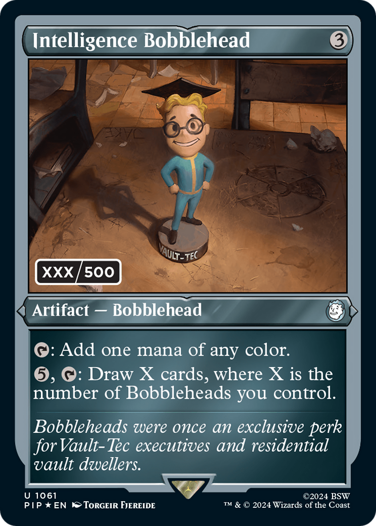 Intelligence Bobblehead (Serialized) [Fallout] | Lots Moore NSW