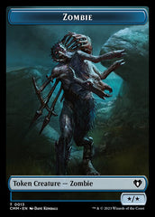 Clue // Zombie (0013) Double-Sided Token [Commander Masters Tokens] | Lots Moore NSW