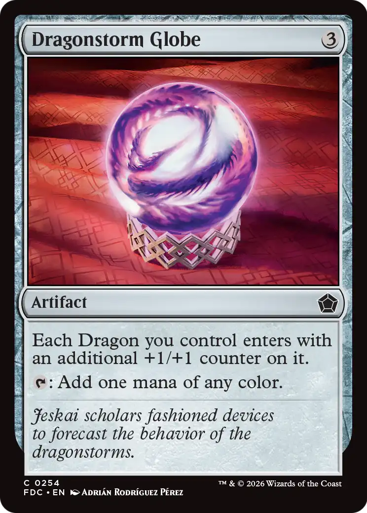 Dragonstorm Globe [Foundations Commander] | Lots Moore NSW