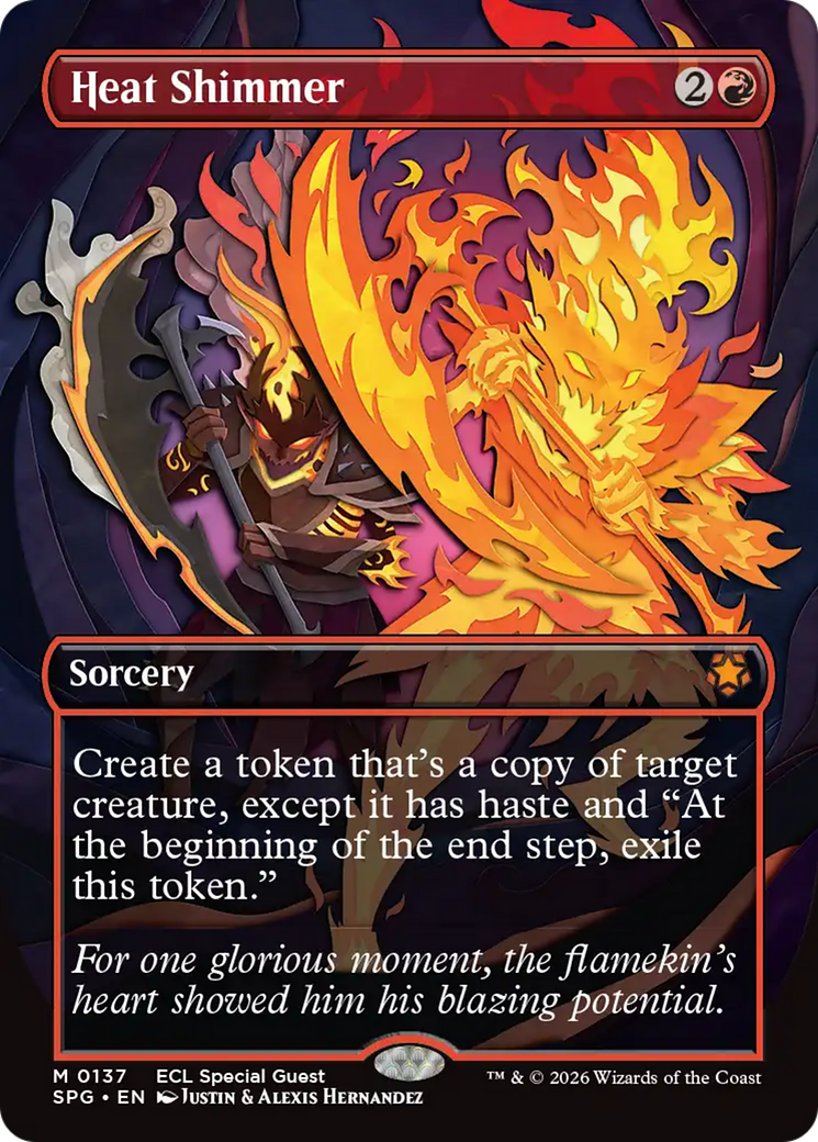 Heat Shimmer (Borderless) [Lorwyn Eclipsed Special Guests] Magic: The Gathering | Lots Moore NSW