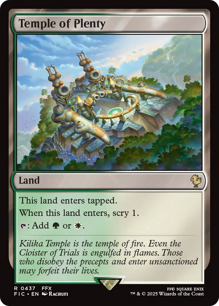Temple of Plenty [FINAL FANTASY Commander] | Lots Moore NSW