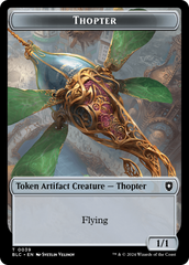 Goblin // Thopter Double-Sided Token [Bloomburrow Commander Tokens] | Lots Moore NSW