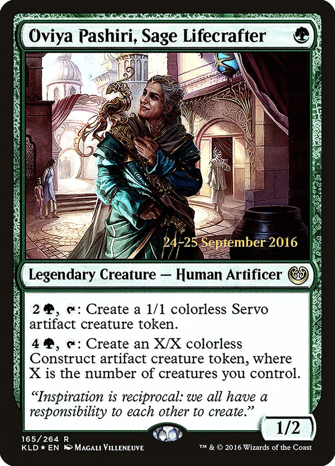 Oviya Pashiri, Sage Lifecrafter [Kaladesh Prerelease Promos] | Lots Moore NSW