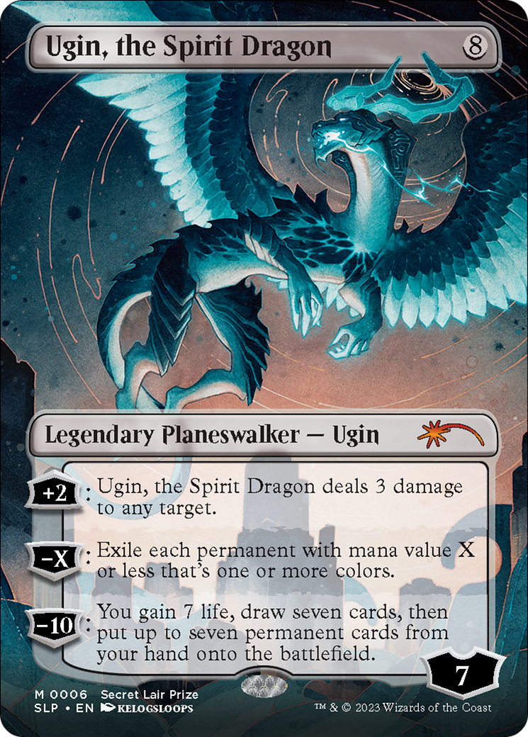 Ugin, the Spirit Dragon (Borderless) [Secret Lair Showdown] | Lots Moore NSW