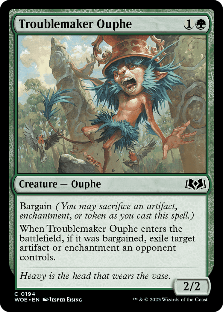 Troublemaker Ouphe [Wilds of Eldraine] | Lots Moore NSW