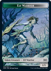 Elf Warrior // Plant Double-Sided Token [Double Masters Tokens] | Lots Moore NSW