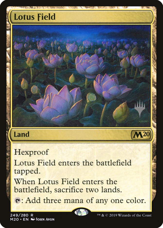 Lotus Field (Promo Pack) [Core Set 2020 Promos] | Lots Moore NSW