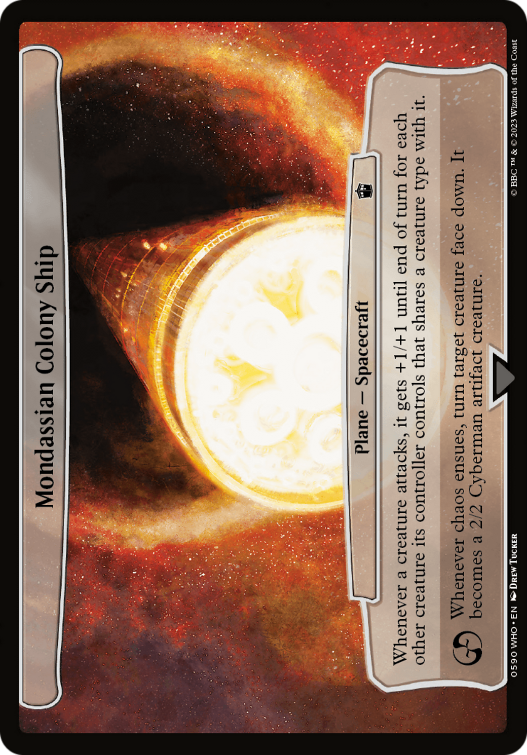 Mondassian Colony Ship [Doctor Who] | Lots Moore NSW