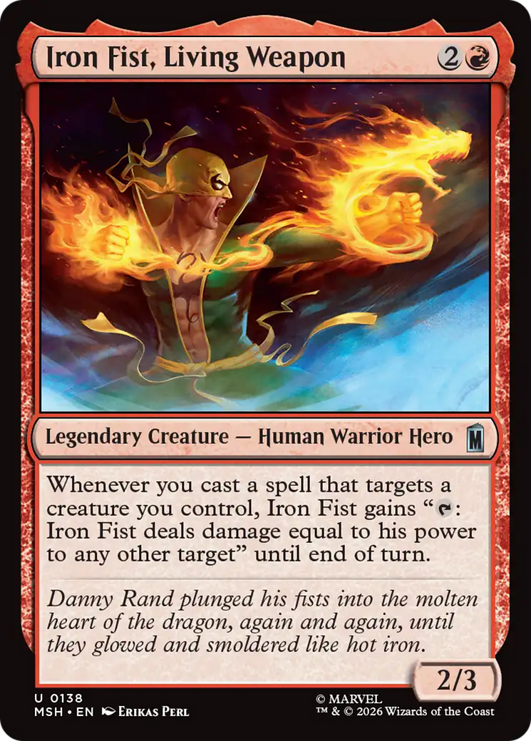 Iron Fist, Living Weapon [Marvel Super Heroes] | Lots Moore NSW