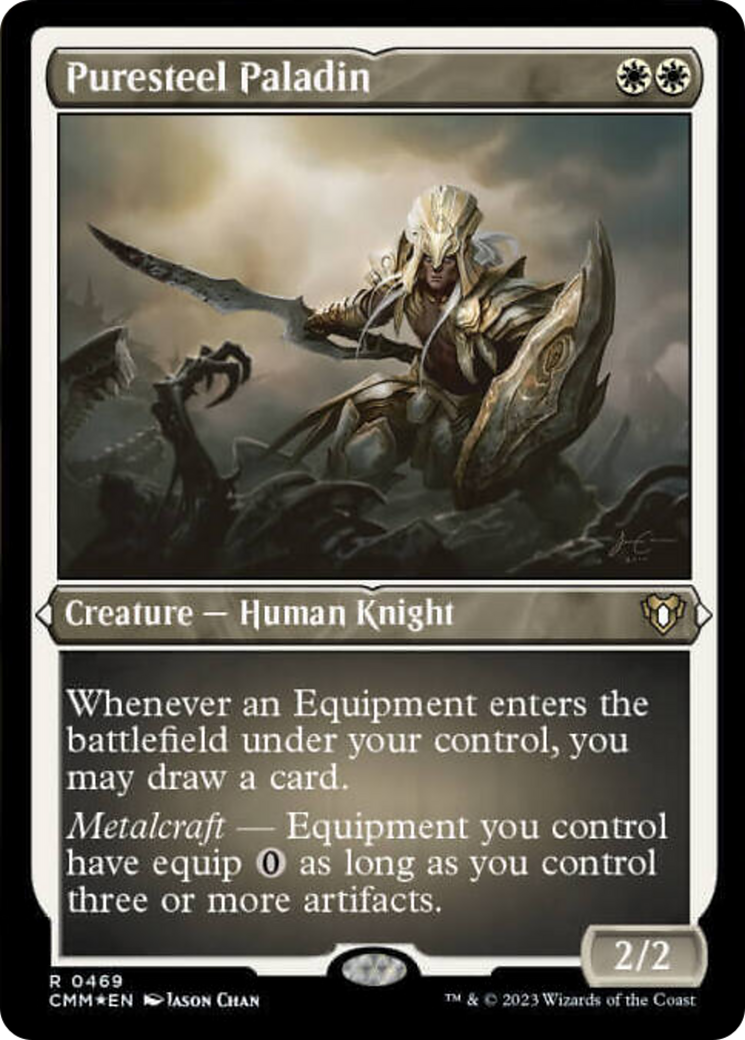 Puresteel Paladin (Foil Etched) [Commander Masters] | Lots Moore NSW