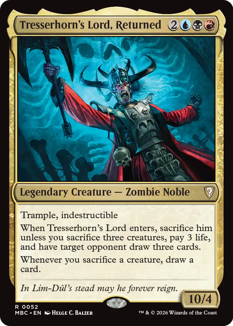 Tresserhorn's Lord, Returned [Mystery Booster: Commander Edition] | Lots Moore NSW