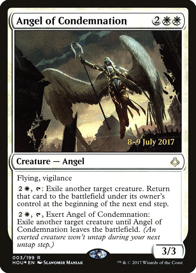 Angel of Condemnation [Hour of Devastation Prerelease Promos] | Lots Moore NSW