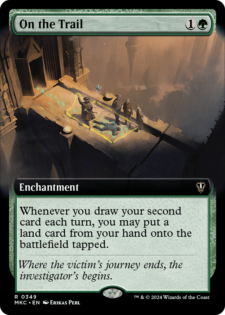 On the Trail (Extended Art) [Murders at Karlov Manor Commander] | Lots Moore NSW