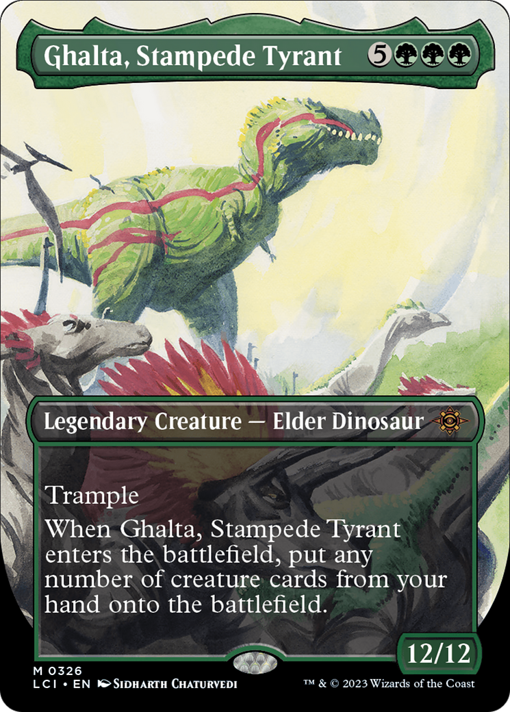 Ghalta, Stampede Tyrant (Borderless) [The Lost Caverns of Ixalan] | Lots Moore NSW