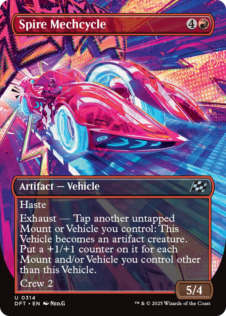 Spire Mechcycle (Borderless) [Aetherdrift] | Lots Moore NSW