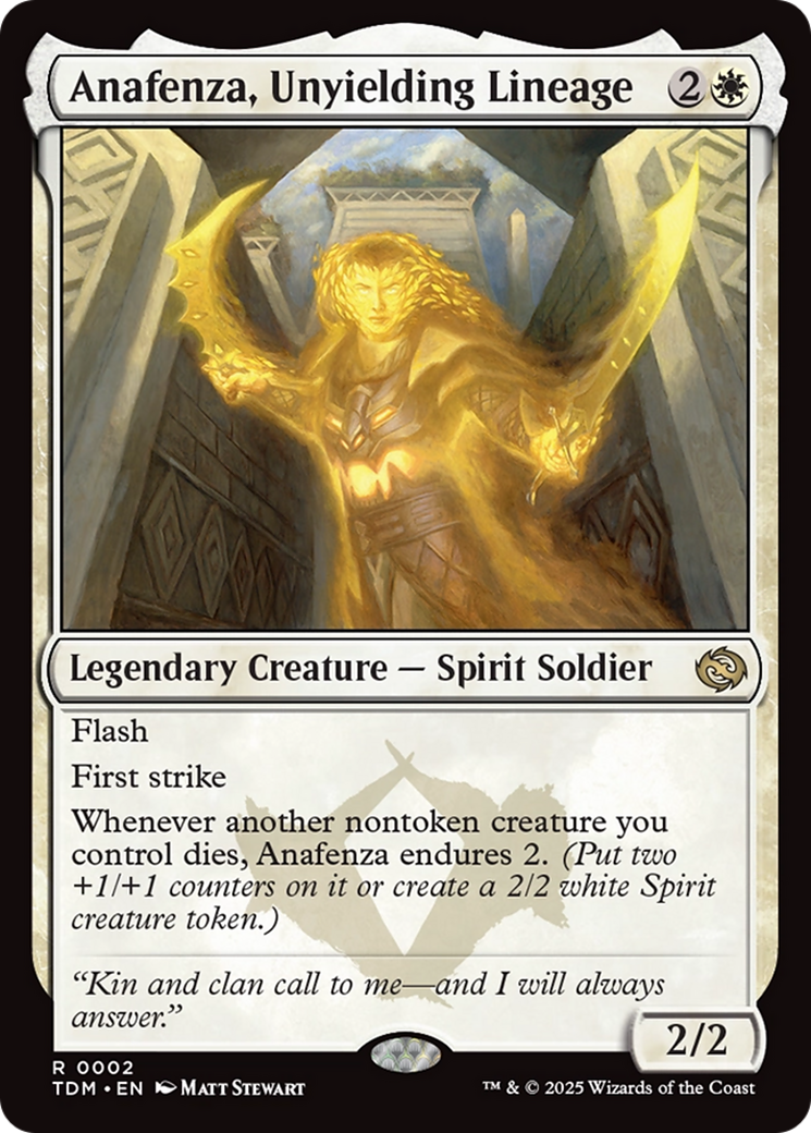 Anafenza, Unyielding Lineage [Tarkir: Dragonstorm] | Lots Moore NSW