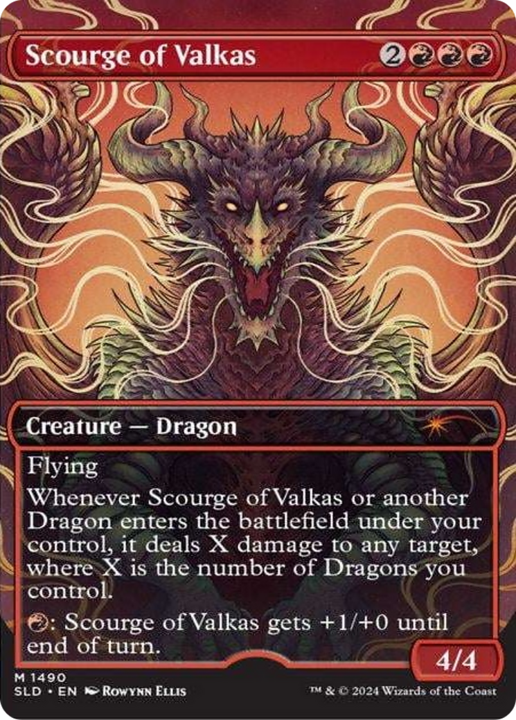 Scourge of Valkas (Rainbow Foil) [Secret Lair Drop Series] | Lots Moore NSW