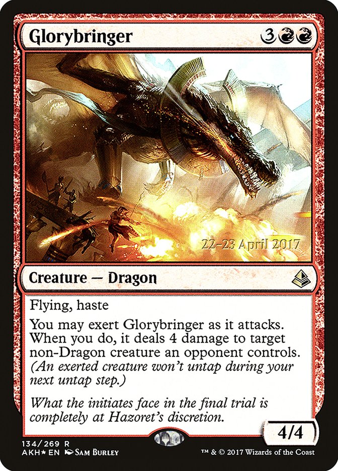 Glorybringer [Amonkhet Prerelease Promos] | Lots Moore NSW