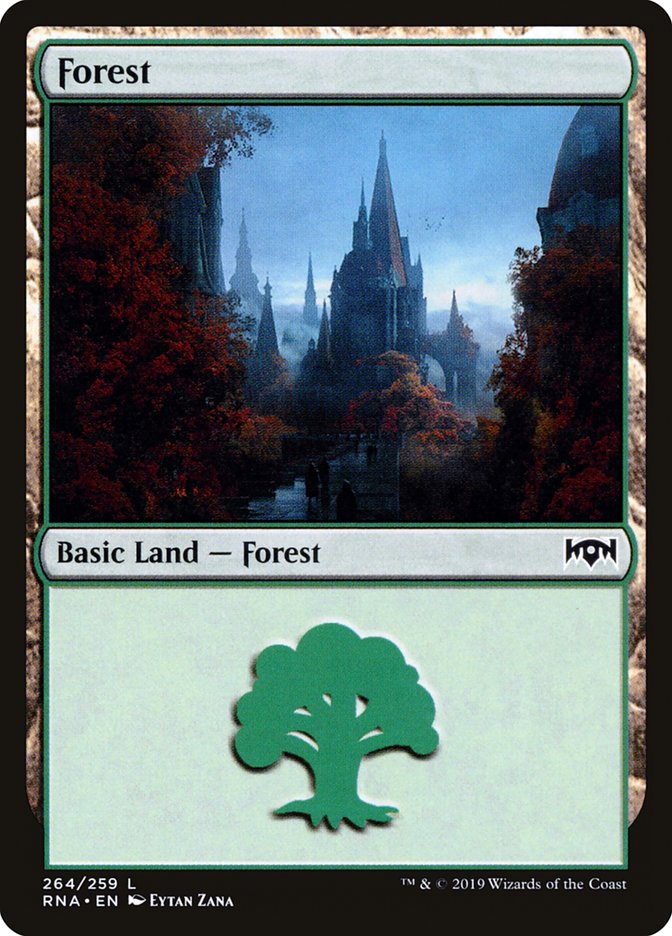 Forest (264) [Ravnica Allegiance] | Lots Moore NSW