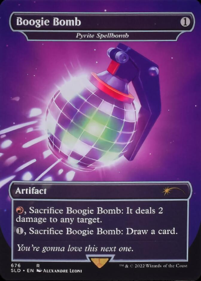 Pyrite Spellbomb - Boogie Bomb (Borderless) [Secret Lair Drop Promos] | Lots Moore NSW