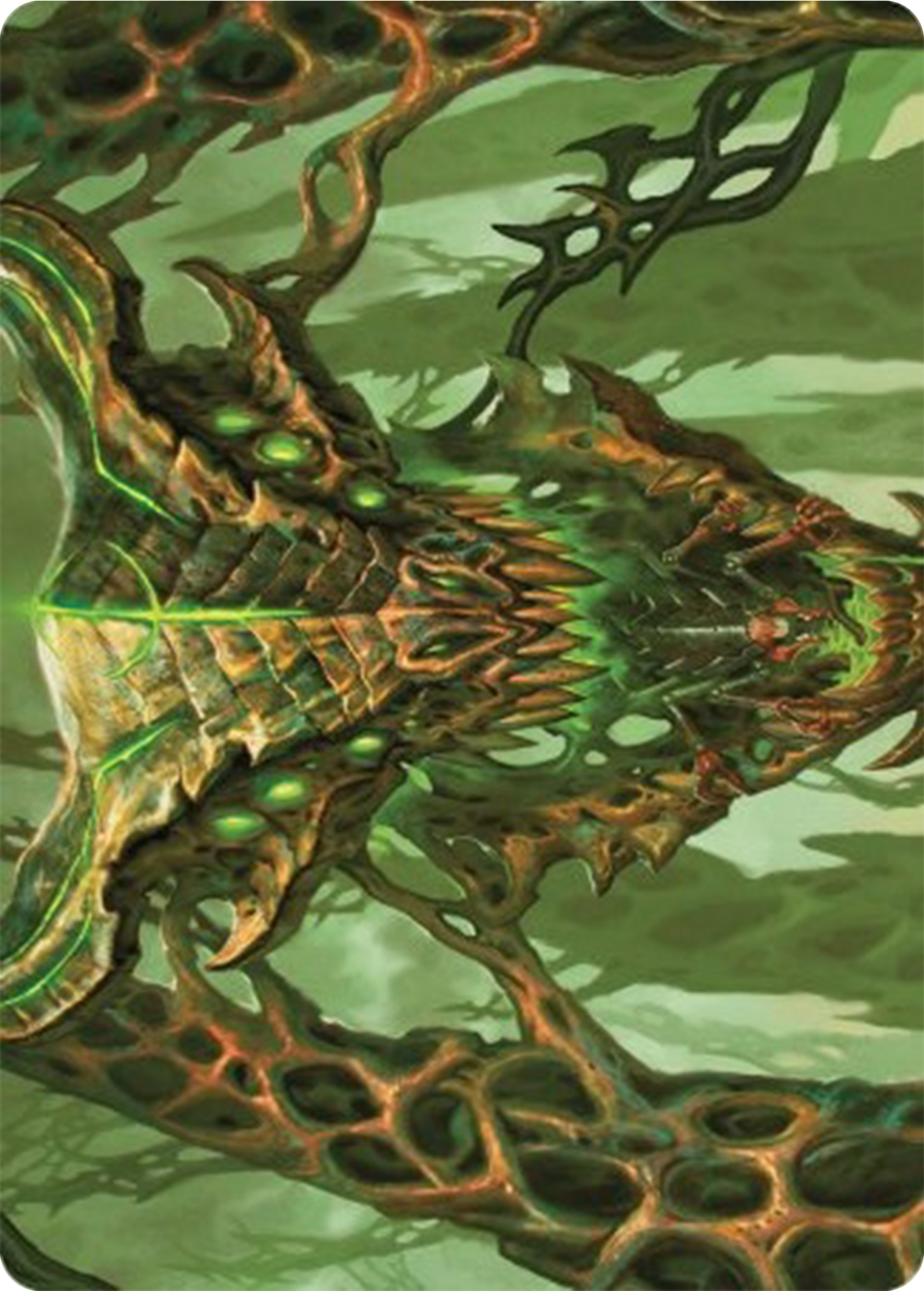 Colossal Dreadmask Art Card [Modern Horizons 3 Art Series] | Lots Moore NSW