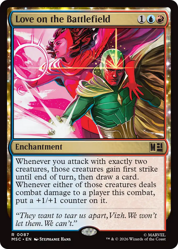 Love on the Battlefield (Surge Foil) [Marvel Super Heroes Commander] | Lots Moore NSW