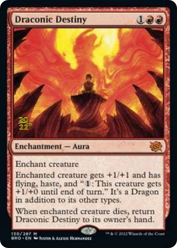 Draconic Destiny [The Brothers' War Prerelease Promos] | Lots Moore NSW